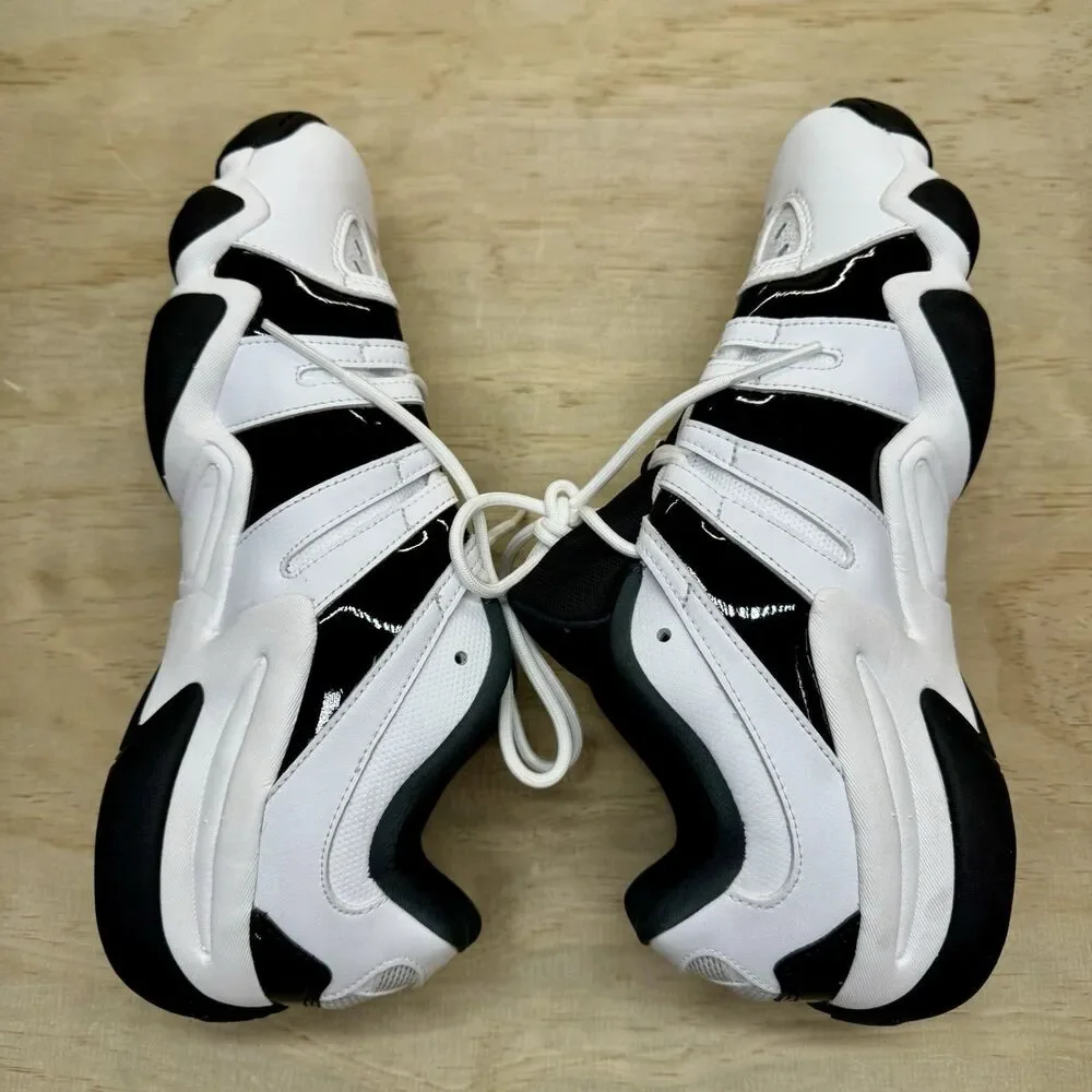 NEW adidas Crazy 8 Low White Black Retro Mens IG2032 sz 12 Basketball Shoes